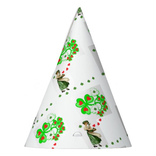 St. Patrick's Day Paper Partyhütchen (Links)