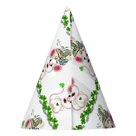 St. Patrick's Day Paper Partyhütchen (Rückseite)