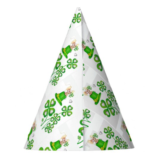 St. Patrick's Day Paper Partyhütchen (Rückseite)