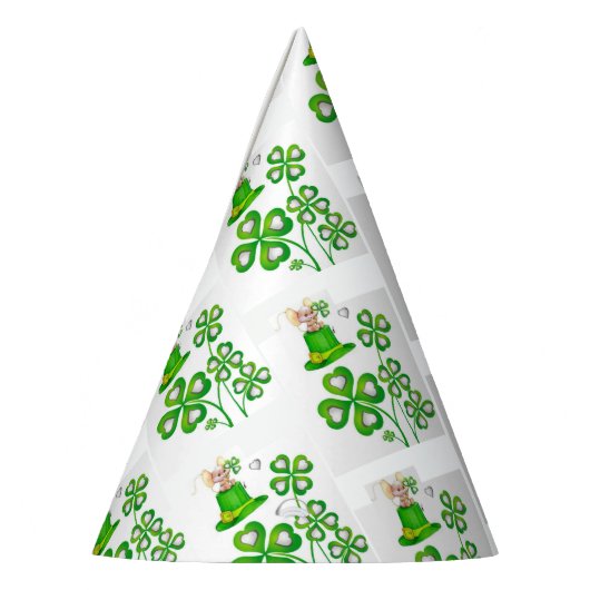 St. Patrick's Day Paper Partyhütchen (Links)