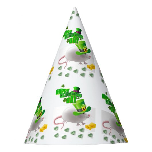 St. Patrick's Day Paper Partyhütchen (Vorderseite)