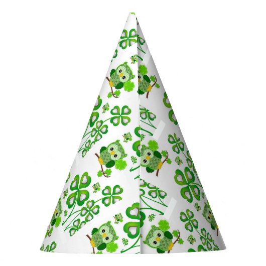 St. Patrick's Day Paper Partyhütchen (Rückseite)