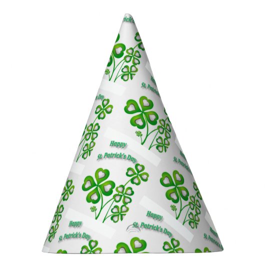 St. Patrick's Day Paper Partyhütchen (Rechts)