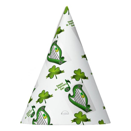 St. Patrick's Day Paper Partyhütchen (Links)