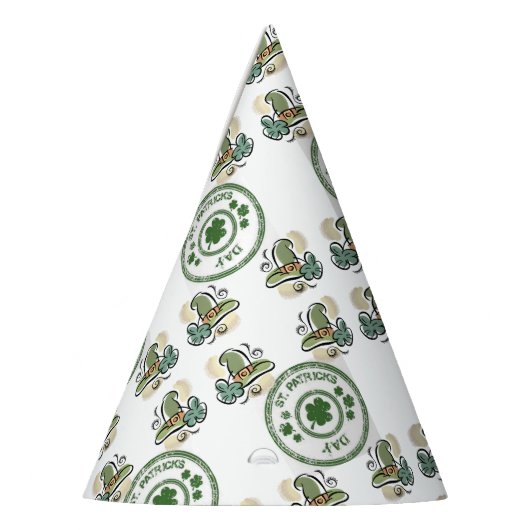 St. Patrick's Day Paper Partyhütchen (Links)