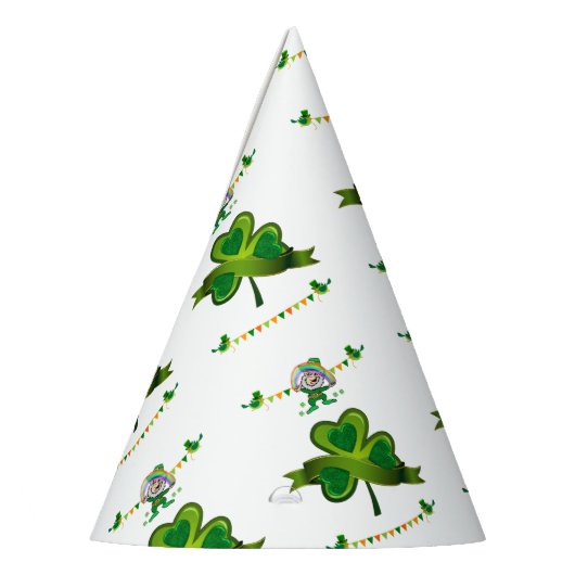 St. Patrick's Day Paper Partyhütchen (Links)