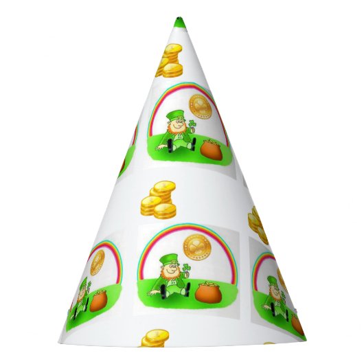 St. Patrick's Day Paper Partyhütchen (Vorderseite)