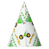 St. Patrick's Day Paper Partyhütchen (Rückseite)