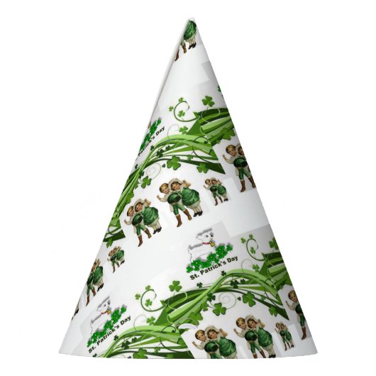 St. Patrick's Day Paper Partyhütchen (Links)