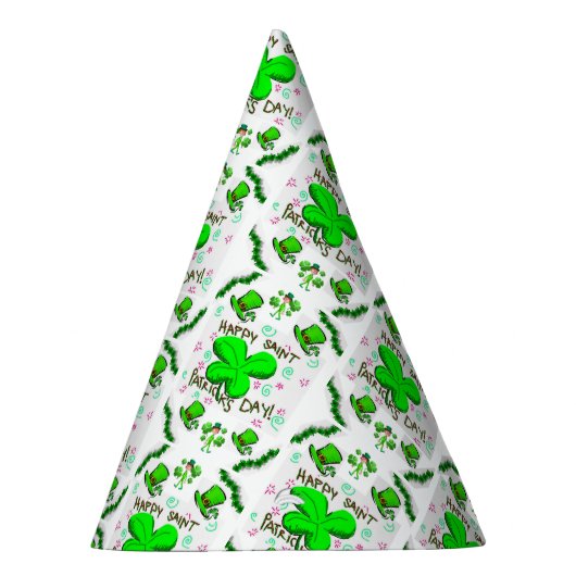 St. Patrick's Day Paper Partyhütchen (Rechts)