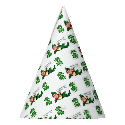 St. Patrick's Day Paper Partyhütchen (Links)