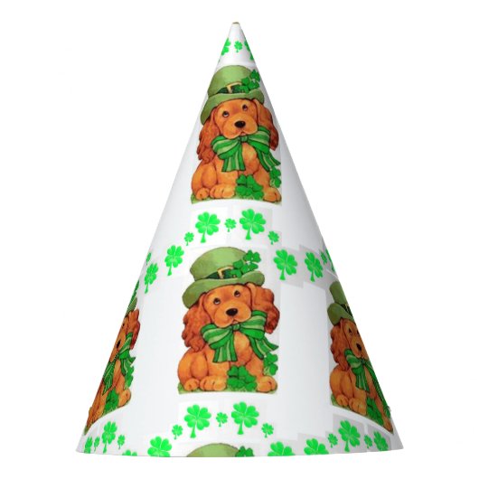 St. Patrick's Day Paper Partyhütchen (Vorderseite)