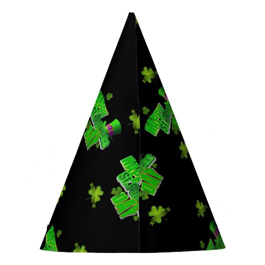 St. Patrick's Day Paper Partyhütchen (Rückseite)
