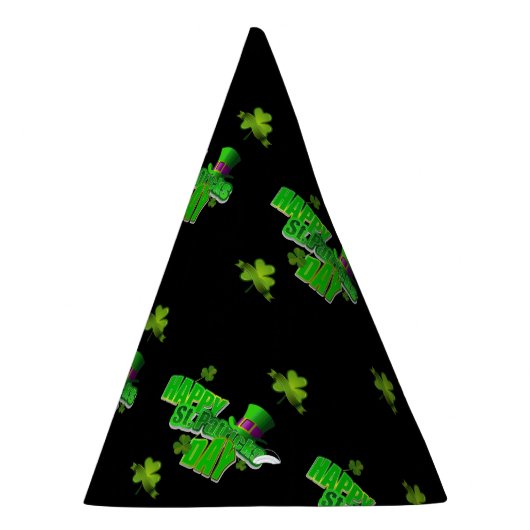 St. Patrick's Day Paper Partyhütchen (Rechts)