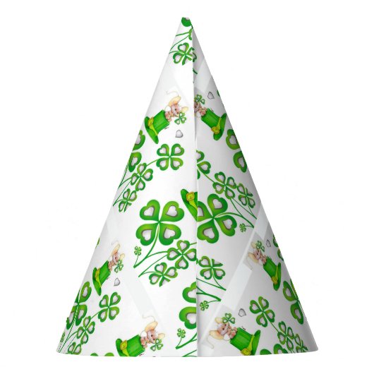 St. Patrick's Day Paper Partyhütchen (Rückseite)