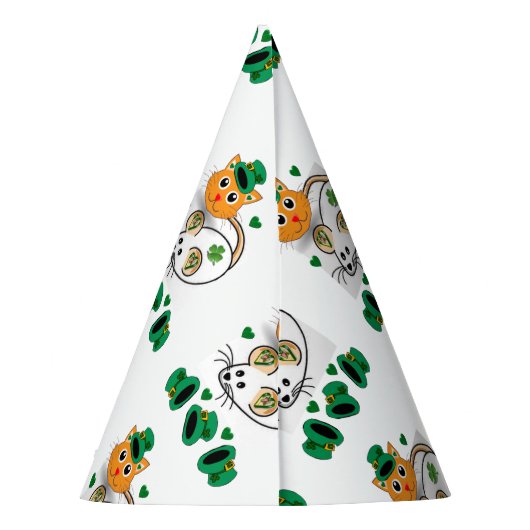 St. Patrick's Day Paper Partyhütchen (Rückseite)