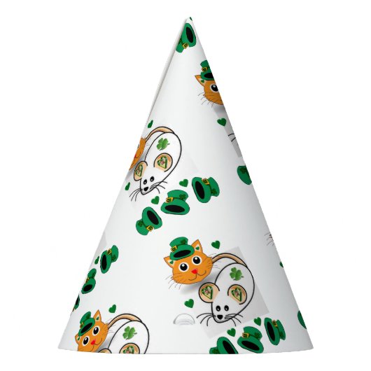 St. Patrick's Day Paper Partyhütchen (Links)