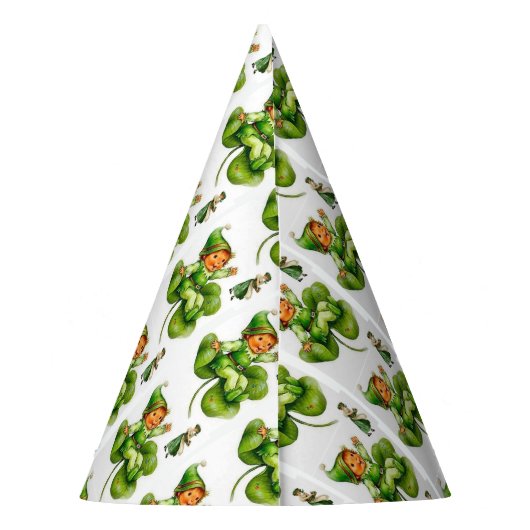 St. Patrick's Day Paper Partyhütchen (Rückseite)