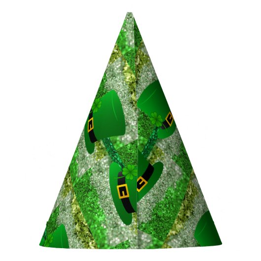 St. Patrick's Day Paper Partyhütchen (Rückseite)