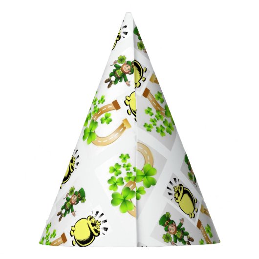 St. Patrick's Day Paper Partyhütchen (Rückseite)