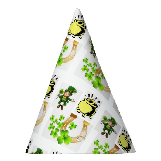 St. Patrick's Day Paper Partyhütchen (Rechts)