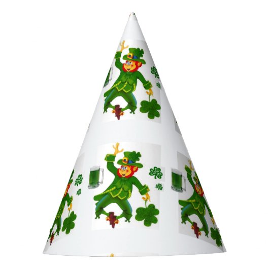 St. Patrick's Day Paper Partyhütchen (Vorderseite)