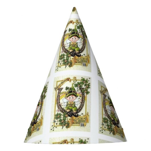 St. Patrick's Day Paper Partyhütchen (Vorderseite)