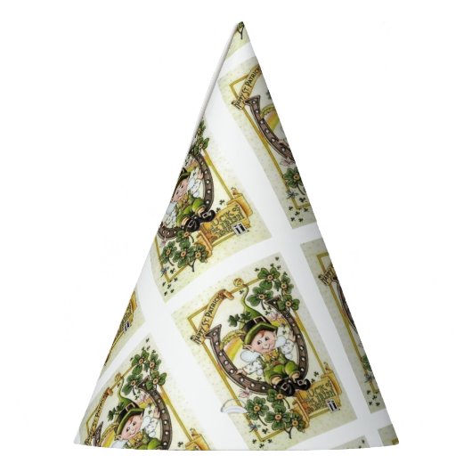 St. Patrick's Day Paper Partyhütchen (Links)