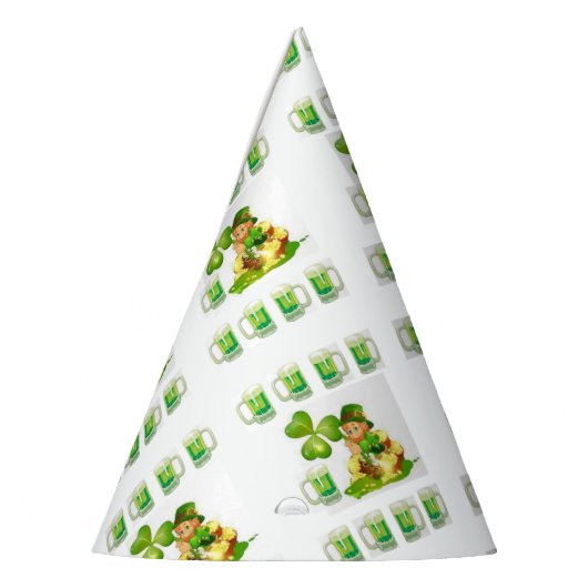 St. Patrick's Day Paper Partyhütchen (Links)