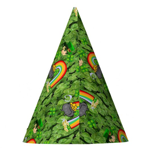 St. Patrick's Day Paper Partyhütchen (Rückseite)