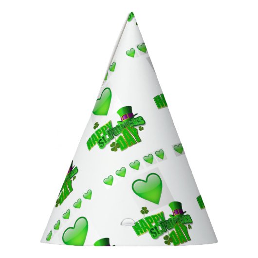 St. Patrick's Day Paper Partyhütchen (Links)