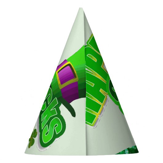 St. Patrick's Day Paper Partyhütchen (Rückseite)