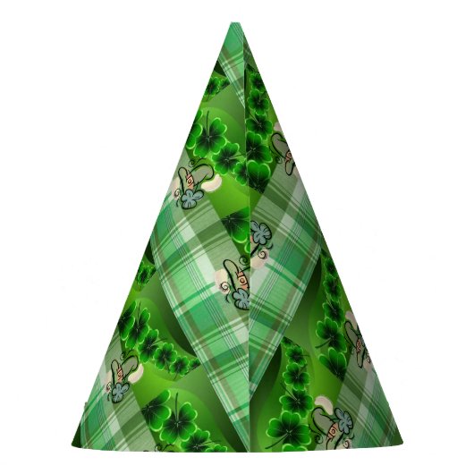 St. Patrick's Day Paper Partyhütchen (Rückseite)