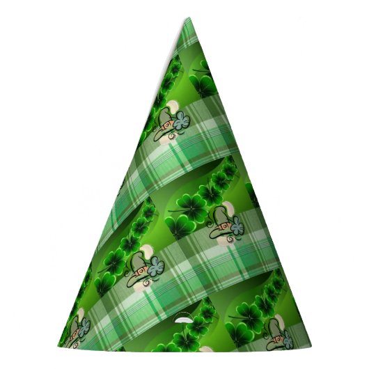 St. Patrick's Day Paper Partyhütchen (Links)