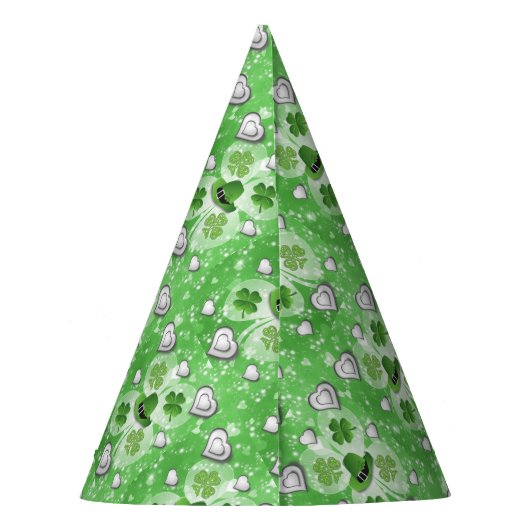 St. Patrick's Day Paper Partyhütchen (Rückseite)