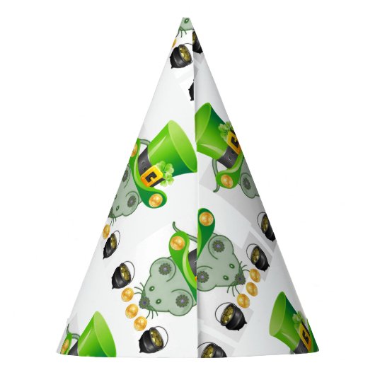 St. Patrick's Day Paper Partyhütchen (Rückseite)