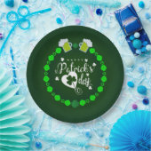St Patrick's Day Paper Plate Pappteller (Party)