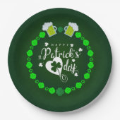 St Patrick's Day Paper Plate Pappteller (Vorderseite)