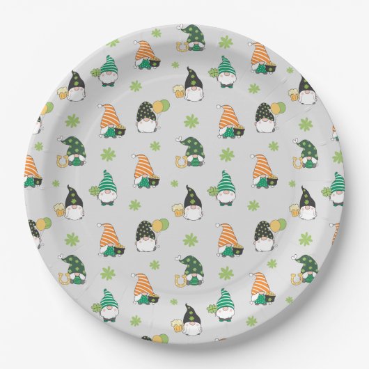 St Patrick's Day Paper Plate Pappteller (Vorderseite)