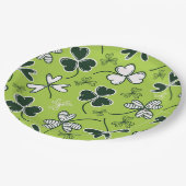St Patrick's Day Paper Plate Pappteller (Schrägansicht)