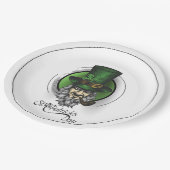 St Patrick's Day Paper Plate Pappteller (Schrägansicht)