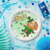 St Patrick's Day Paper Plate Pappteller (Party)
