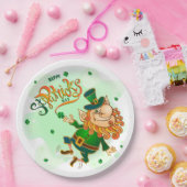 St Patrick's Day Paper Plate Pappteller (Party)