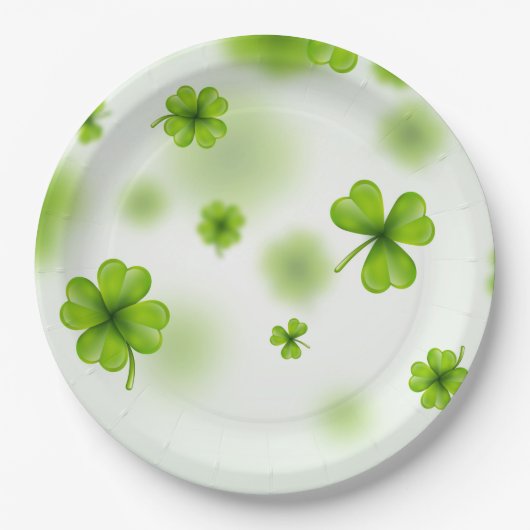 St Patrick's Day Paper Plate Pappteller (Vorderseite)