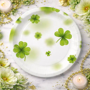 St Patrick's Day Paper Plate Pappteller