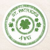St. Patricks Day Paper Untersetzer (Vorderseite)