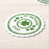 St. Patricks Day Paper Untersetzer (angewinkelt)
