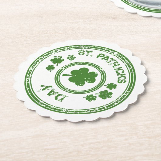St. Patricks Day Paper Untersetzer (angewinkelt)