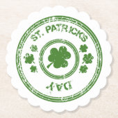 St. Patricks Day Paper Untersetzer (Vorderseite)