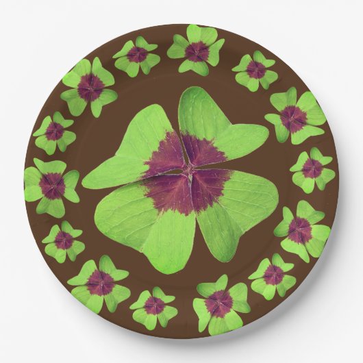 St. Patricks Day-Papierplatte Pappteller (Vorderseite)